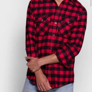 Red buffalo men’s classic button down Black Shirt small the Vermont flannel comp